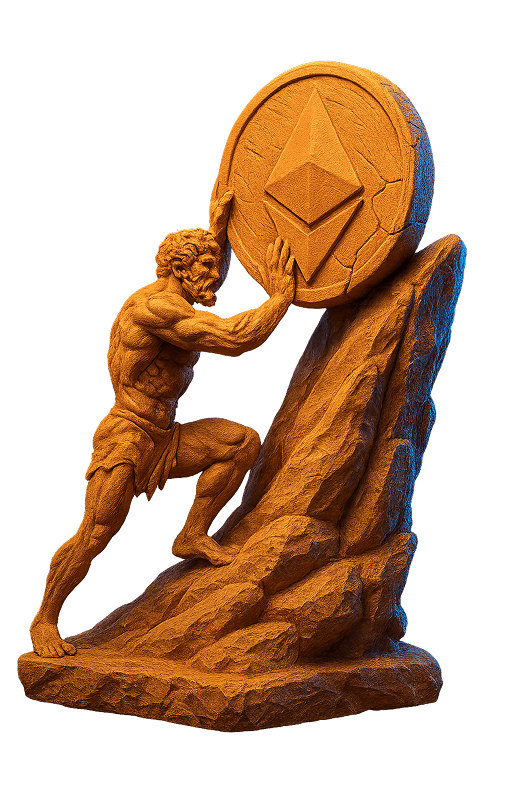 ETH push sculpture